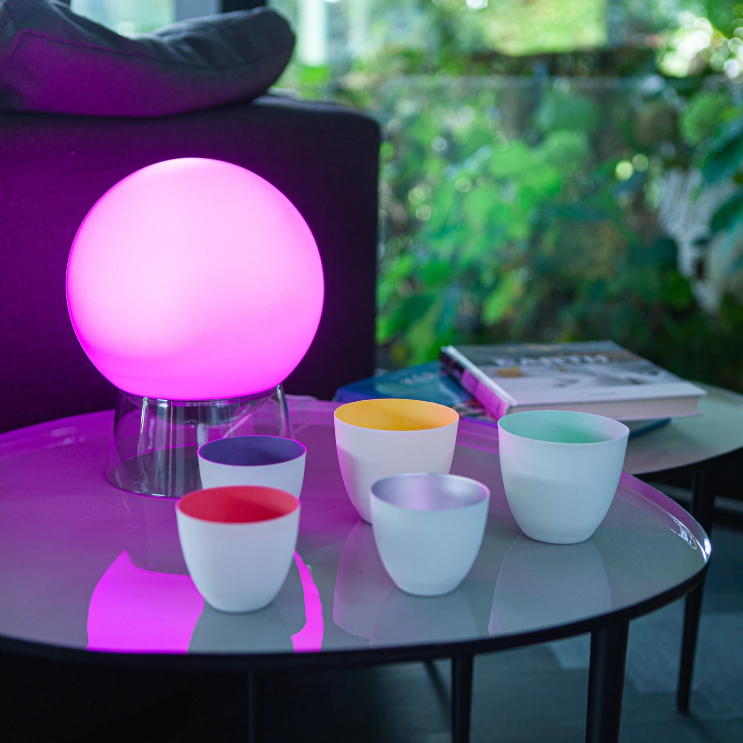 LED-Dekokugel Globe Mit RGBW-Farbwechsel, Weiß 6 LED-Dekokugel Globe Mit RGBW-Farbwechsel, Weiß – Bild 6