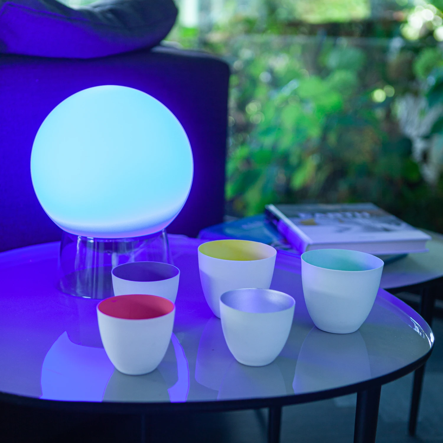 LED-Dekokugel Globe Mit RGBW-Farbwechsel, Weiß 8 LED-Dekokugel Globe Mit RGBW-Farbwechsel, Weiß – Bild 8