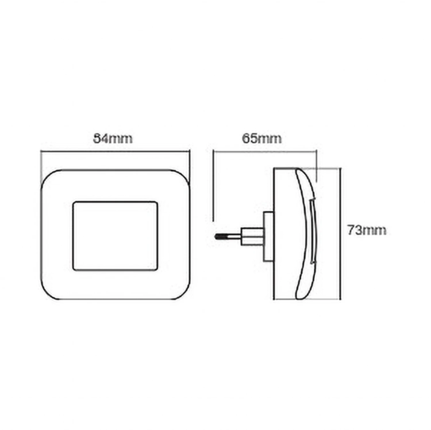 LEDVANCE Lunetta Hall White LED-Nachtlicht Kippbar 5 LEDVANCE Lunetta Hall White LED-Nachtlicht Kippbar – Bild 5