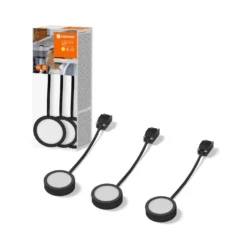 LEDVANCE Undercabinet Puck Möbelspot 3er Schwarz 5 LEDVANCE Undercabinet Puck Möbelspot 3er Schwarz -Heimbeleuchtung 10003845 2