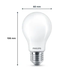 Philips LED-Lampe E27 7W 806lm 2.700K Matt 6er -Heimbeleuchtung 10004576 2