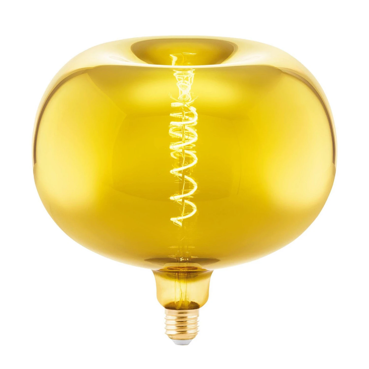 EGLO LED-Lampe E27 4W Big Size Apfelform Filament Gold 1 EGLO LED-Lampe E27 4W Big Size Apfelform Filament Gold