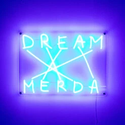 SELETTI Dream-Merda LED-Deko-Wandleuchte, Blau -Heimbeleuchtung 10009694 2