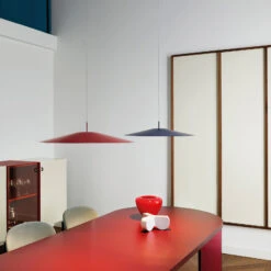 Luceplan Koinè LED-Hängeleuchte 927 Ø110cm Rot -Heimbeleuchtung 10010323 3