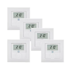Homematic IP Wandthermostat Feuchtigkeitssensor 5x