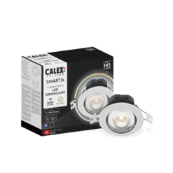 Calex Smart Downlight Deckeneinbauleuchte, Weiß -Heimbeleuchtung 10011281 2