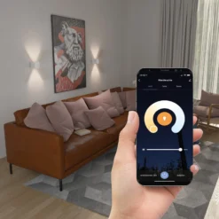 Hama WLAN LED-Wandlampe, App-Steuerung, CCT, Weiß -Heimbeleuchtung 10011873 5