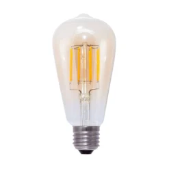 SEGULA LED-Lampe E27 ST64 5W 2200K Gold/silber Dim