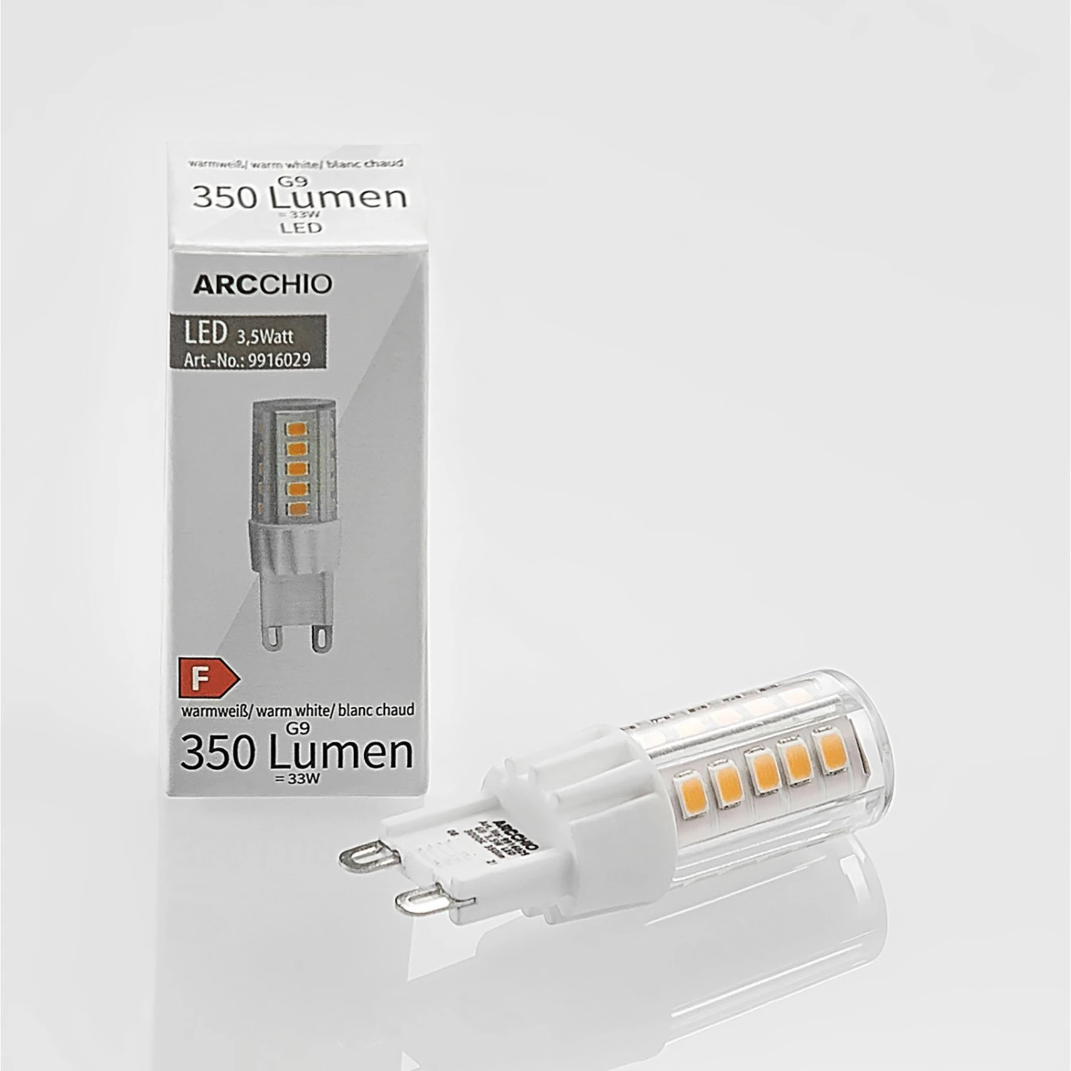 Arcchio LED-Stiftsockellampe G9 3,5W 830 3er-Set 6 Arcchio LED-Stiftsockellampe G9 3,5W 830 3er-Set – Bild 6