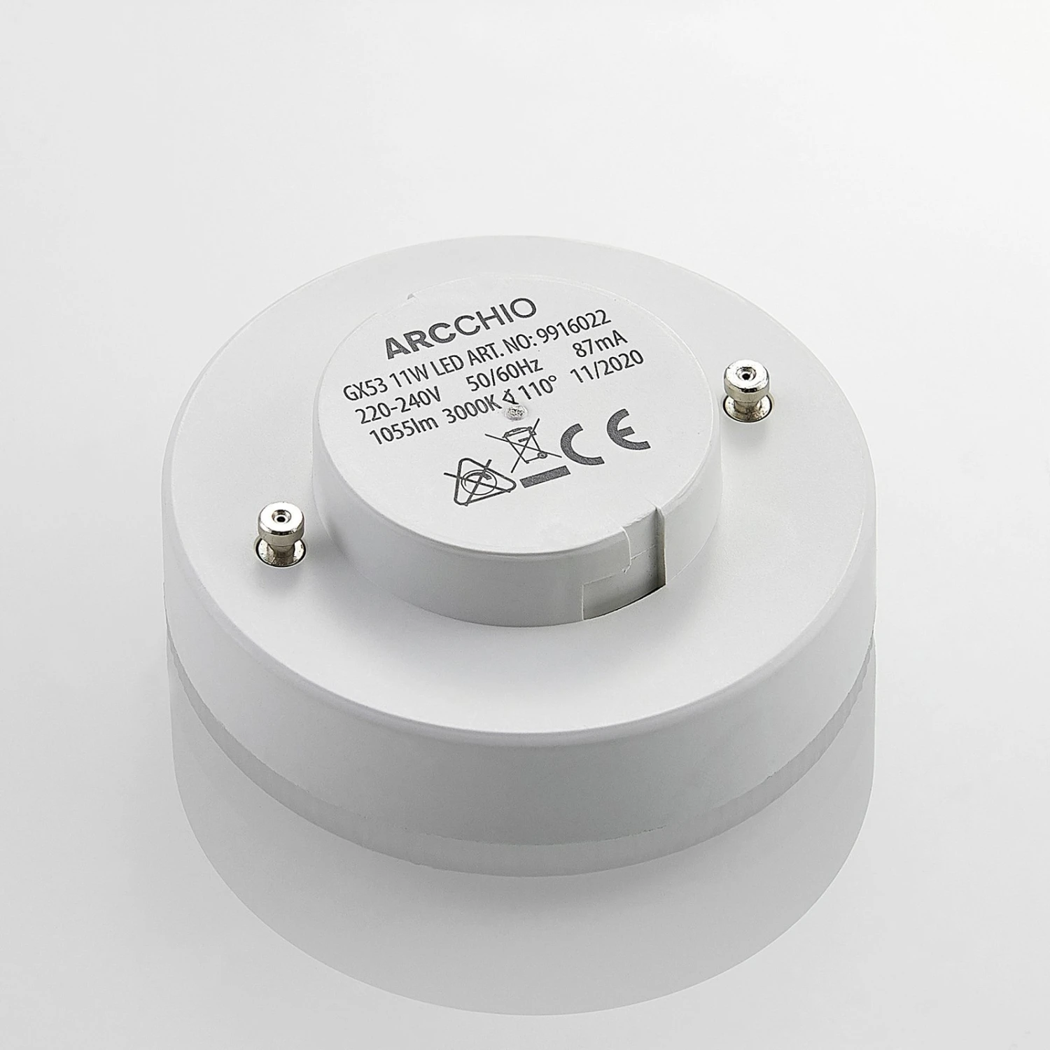 Arcchio LED-Lampe GX53 10W 3.000K 2er-Set 7 Arcchio LED-Lampe GX53 10W 3.000K 2er-Set – Bild 7