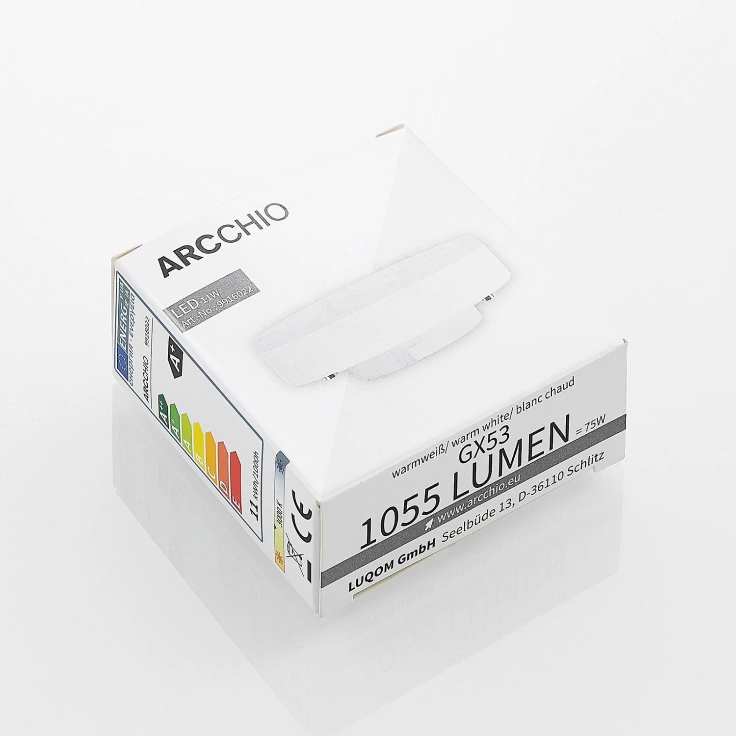 Arcchio LED-Lampe GX53 10W 3.000K 2er-Set 9 Arcchio LED-Lampe GX53 10W 3.000K 2er-Set – Bild 9