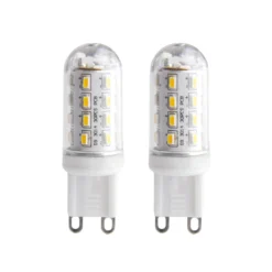 LED-Lampe In Röhrenform G9 3W 830 Klar 2er-Set
