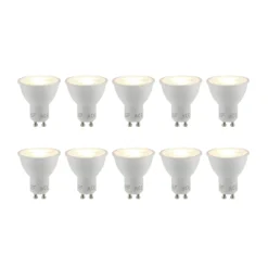 LED-Reflektor GU10 7W 3.000K 120° 10er-Set
