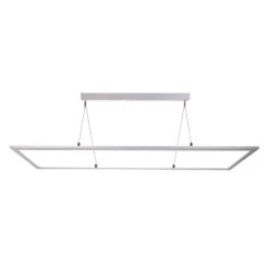 LED-Hängeleuchte 3422 Eckig, Dip-Switch, Aluminium 9 LED-Hängeleuchte 3422 Eckig, Dip-Switch, Aluminium -Heimbeleuchtung 10012643 3