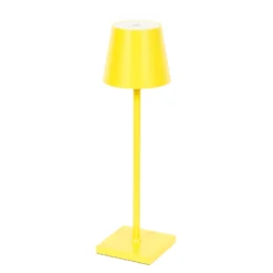 Lindby Janea LED-Akku-Tischleuchte, Mimosa Gelb -Heimbeleuchtung 10012680 2