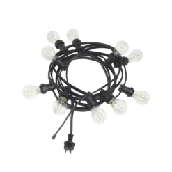 PR Home Bright LED-Lichterkette 10fl. Klar Schwarz