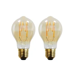 Lucande E27 3,8W LED-Filament 918 170 Lumen Amber 2er-Set