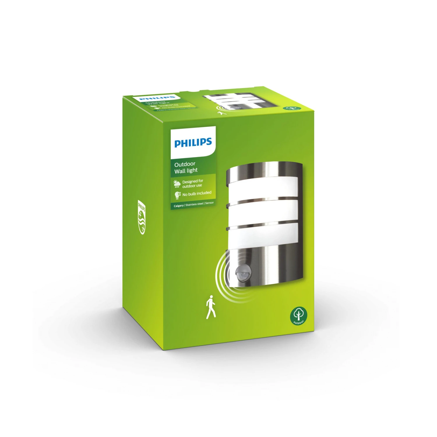 Philips Calgary Außenwandlampe, Edelstahl, Sensor 4 Philips Calgary Außenwandlampe, Edelstahl, Sensor – Bild 4