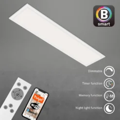 LED-Deckenlampe Piatto S Dimmbar CCT Weiß 100x25cm 16 LED-Deckenlampe Piatto S Dimmbar CCT Weiß 100x25cm -Heimbeleuchtung 10014551 7