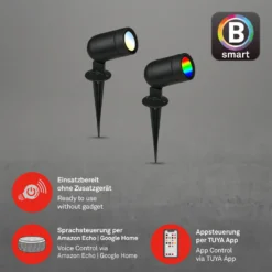 LED-Erdspießstrahler Tuni, TUYA WLAN, CCT, RGB -Heimbeleuchtung 10015599 3