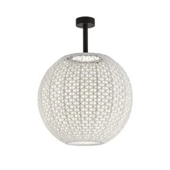 Bover Nans Sphere PF/60 LED-Außendeckenlampe Beige