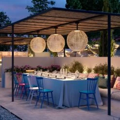 Bover Nans Sphere S/80 LED-Außenhängeleuchte Braun -Heimbeleuchtung 10016223 2