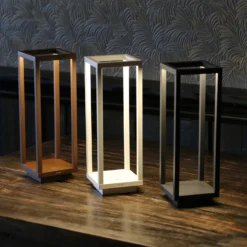 Zafferano Home LED-Akku-Laterne IP54 Dunkelgrau -Heimbeleuchtung 10016610 4