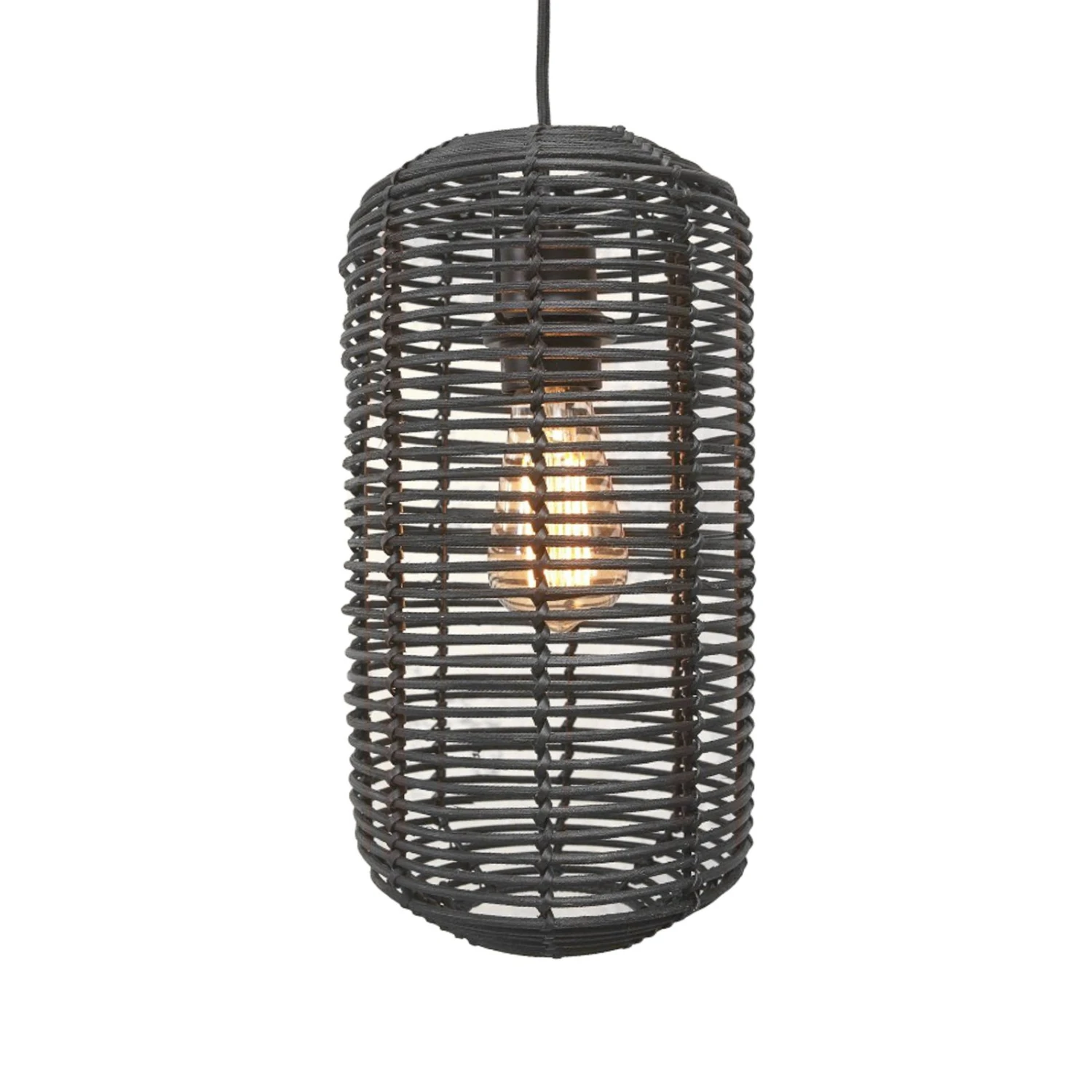 GOOD & MOJO Tanami Hängeleuchte, 18x35cm, Schwarz 1 GOOD & MOJO Tanami Hängeleuchte, 18x35cm, Schwarz