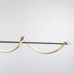 Paul Neuhaus Q-Swing Hängelampe, Anthrazit/messing -Heimbeleuchtung 10017759 4