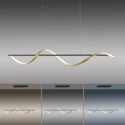 Paul Neuhaus Q-Swing Hängelampe, Anthrazit/messing -Heimbeleuchtung 10017759 5