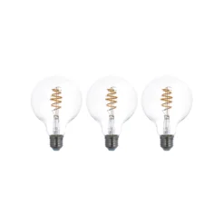 Prios LED E27 G95 4,9W ZigBee Tuya Philips Hue 3er