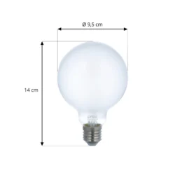 Prios LED-E27-Leuchtmittel G95 7W WLAN Matt 2er 9 Prios LED-E27-Leuchtmittel G95 7W WLAN Matt 2er -Heimbeleuchtung 10018327 4