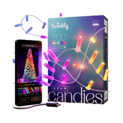 Twinkly Candies, 200 Kerzen Smart Kabel Klar 12m -Heimbeleuchtung 10018764 8