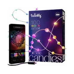 Twinkly Candies Perlen Bluetooth WLAN RGB Klar 6m -Heimbeleuchtung 10018776 8