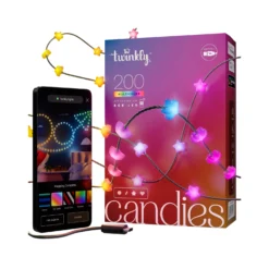 Twinkly Candies Sterne Bluetooth WLAN RGB Grün 12m -Heimbeleuchtung 10018784 8