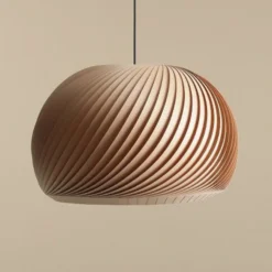 Envostar Janne Hängeleuchte Aus Holz, Ø 53 Cm 6 Envostar Janne Hängeleuchte Aus Holz, Ø 53 Cm -Heimbeleuchtung 10018793 2