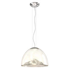 Axolight Mountain View - LED-Hängelampe Grau-chrom -Heimbeleuchtung 1088073 2