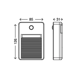 Batteriebetr. LED-Außenwandleuchte Lero M. Sensor -Heimbeleuchtung 1510387 2