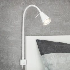 LED-Wandlampe 2080 Zur Montage Am Bett, Weiß