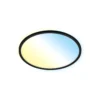 LED-Deckenlampe Slim Smart Schwarz Dim CCT Ø 42 Cm