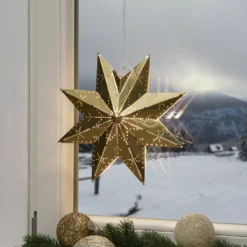 Perforierter Stern In Glänzendem Messing -Heimbeleuchtung 1522269 3