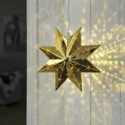 Perforierter Stern In Glänzendem Messing -Heimbeleuchtung 1522269 7