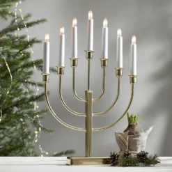 Kristina - Kerzenleuchter Messing 7-flg.