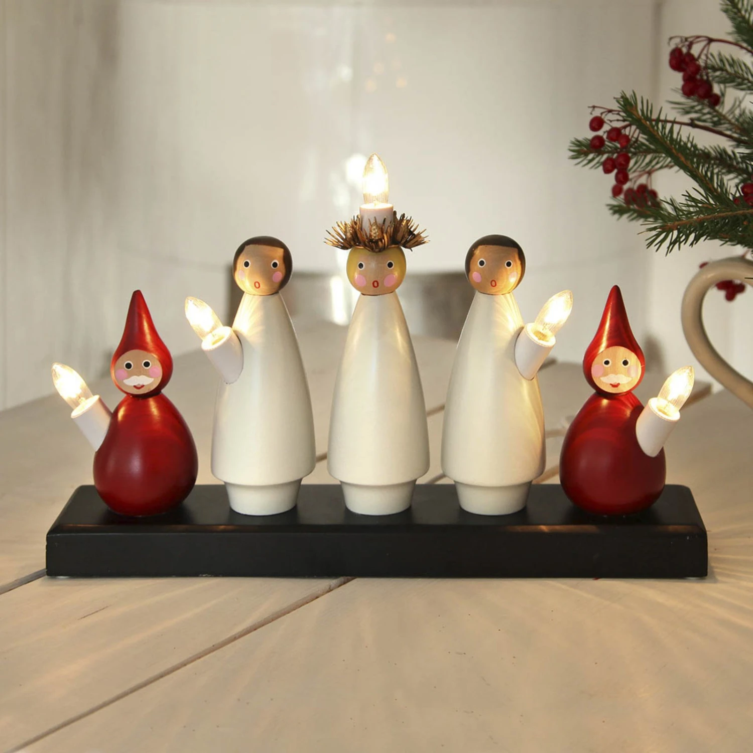 Kerzenleuchter Luciakör Mit Chormotiv, 5-flammig 3 Kerzenleuchter Luciakör Mit Chormotiv, 5-flammig – Bild 3