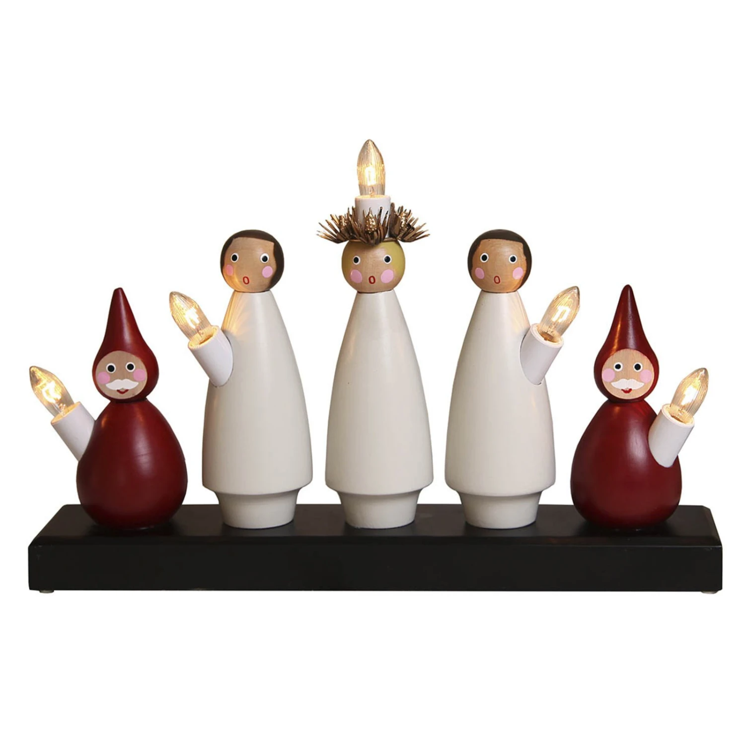 Kerzenleuchter Luciakör Mit Chormotiv, 5-flammig 6 Kerzenleuchter Luciakör Mit Chormotiv, 5-flammig – Bild 6