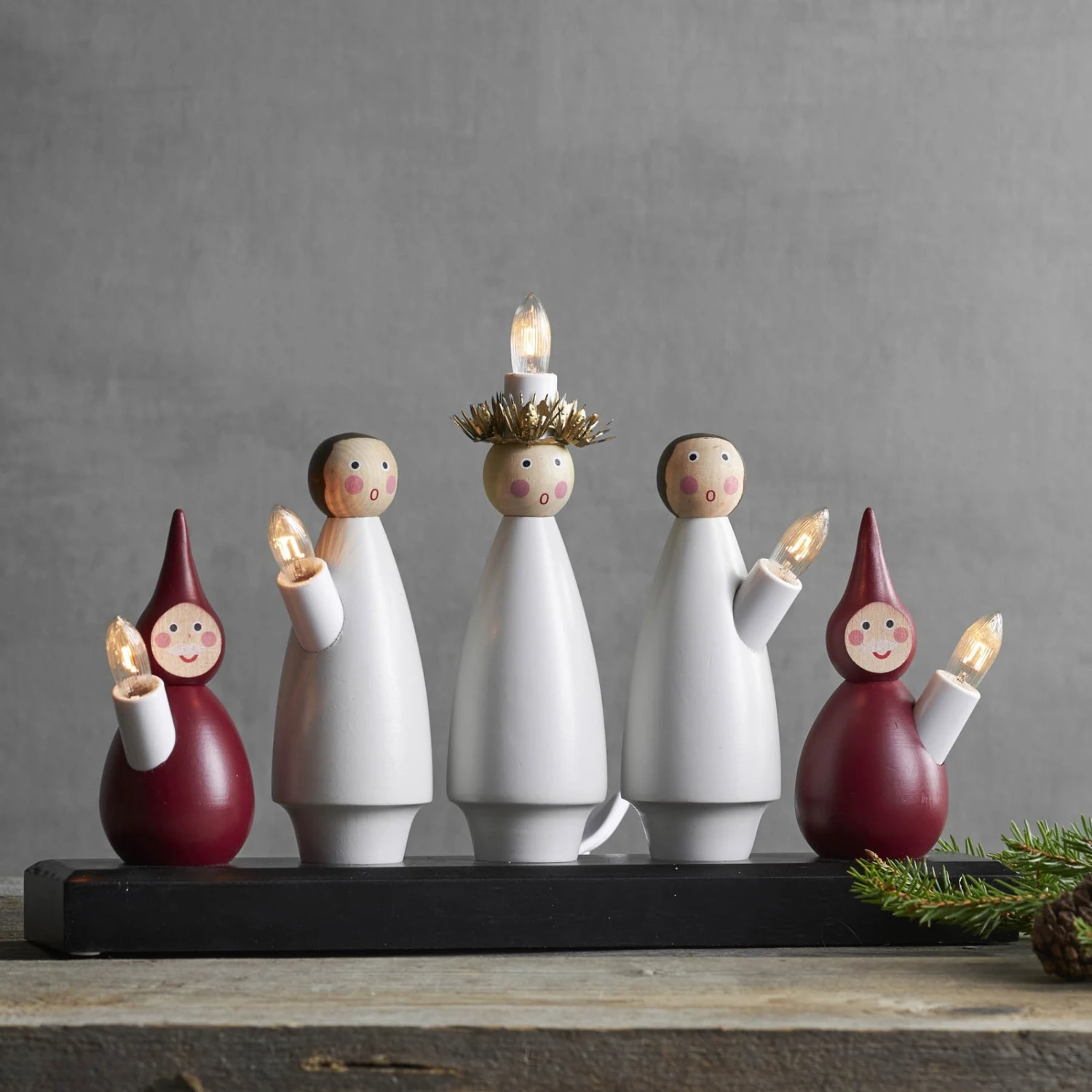 Kerzenleuchter Luciakör Mit Chormotiv, 5-flammig 8 Kerzenleuchter Luciakör Mit Chormotiv, 5-flammig – Bild 8