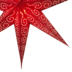 Roter Papierstern Antique -Heimbeleuchtung 1522601 3