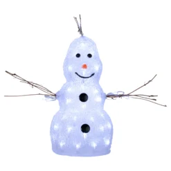 Kleine LED-Figur Crystal Snowman F. Außen -Heimbeleuchtung 1522927 2