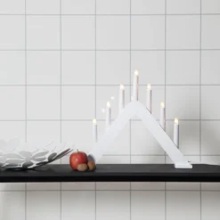 Modern Designter Kerzenleuchter Jarve Weiß -Heimbeleuchtung 1523302 3