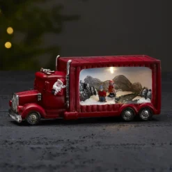 Merryville - LED-Dekolampe Weihnachtsmanntruck